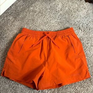 Outdoor Voices Shorts Orange Size Small
